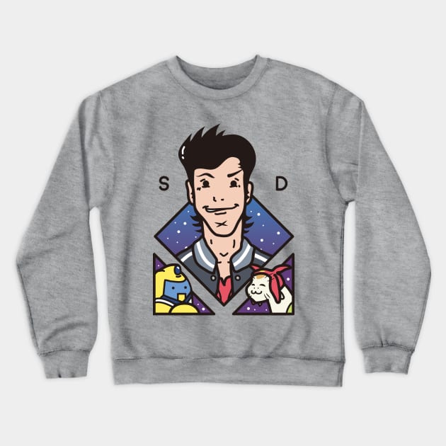 Dandy and Friends- Space Dandy Crewneck Sweatshirt by Pajamamas